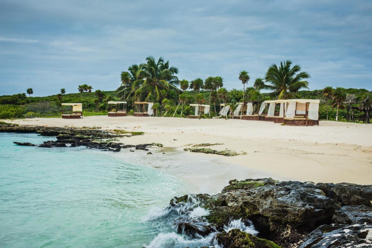 Caleta Tankah Hotel Tulum Eksteriør billede